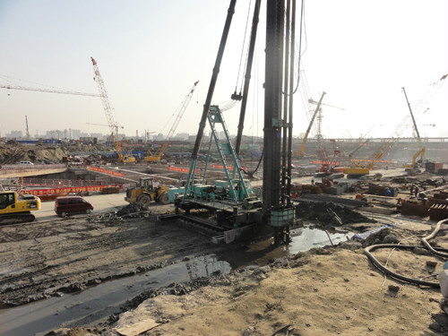 杭州地鐵工程一號(hào)線(xiàn)施工應(yīng)用現(xiàn)場(chǎng)